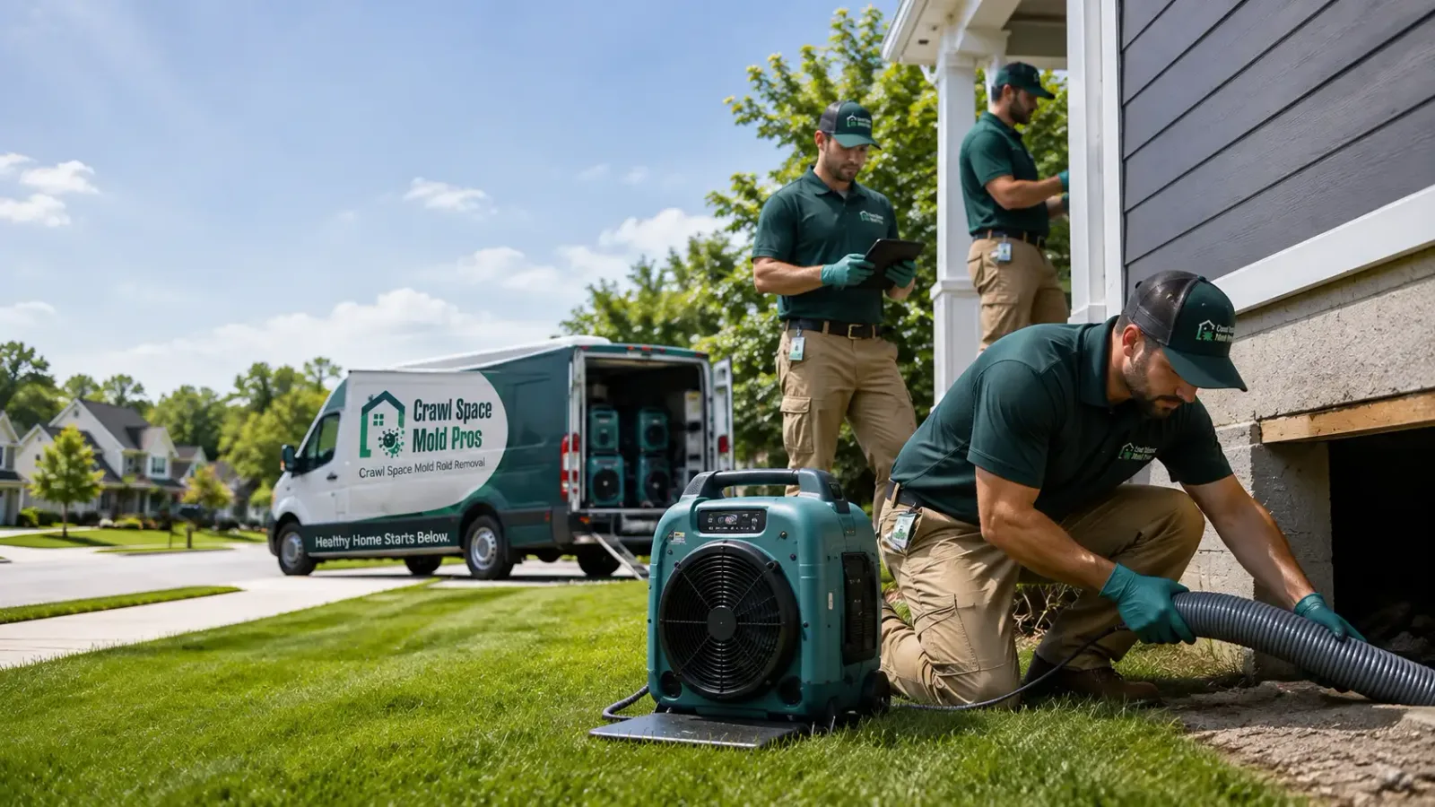 Crawl Space Mold Removal in Elmo, MO